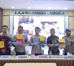 Jaringan Malaysia, Kurir Narkotika Etomidate Senilai Rp 888 Juta Terciduk di Loket Bus Dumai 