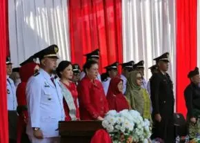 HUT ke-81 RI di Mandau Berlangsung Khidmat, Merah Putih Berkibar Penuh Makna