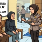 Emak-emak Penjual BBM Ketengan Ditangkap Polisi di Desa Kemang Pelalawan 