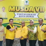 Panitia Terima Formulir Pendaftaran Calon Ketua DPD II Partai Golkar Dumai 2026-2031 Edwar Randa SE MSi, Siang Ini Pelaksanaan Musda VII