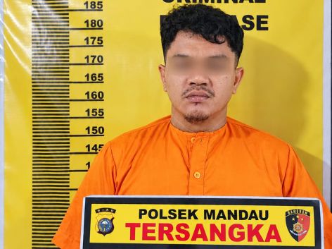 Tim Opsnal Polsek Mandau Tangkap DPO Kasus Narkotika Sabu