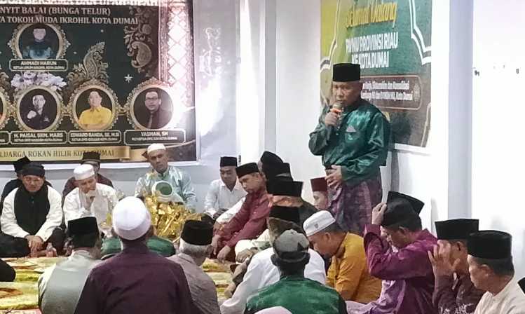 IKROHIL Dumai Gelar Tasyakuran, Upah-upah Empat Tokoh Muda