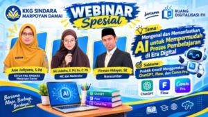 Webinar Spesial Perdana KKG SINDARA Marpoyan Damai Pekanbaru, Dorong Guru Adaptif terhadap Teknologi AI