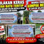 Duh! Rohil Caplok Wilayah Dumai untuk Pilkades, Warga Batuteritip Bereaksi Keras 