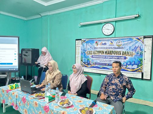 KKG Rumpun Marpoyan Damai Tuntaskan Bimtek Digitalisasi, Guru Dilatih Ciptakan Media Interaktif Berbasis PID
