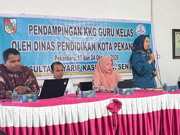 KKG Sulthan Syarif Qasim Senapelan Gelar Bimtek Digitalisasi Pembelajaran, Dorong Guru Lebih Inovatif