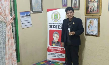 Atasi Banjir Merdeka Baru, Anggota DPRD Dumai Luhut Harianja Perjuangkan Parit Tembus ke Jalan Sudirman