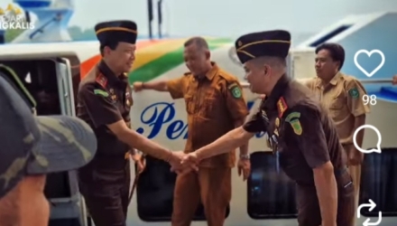 Kajari Bengkalis Ade Indrawan SH MH Sambut Rombongan Kejati Riau, Kunker di Kota Terubuk